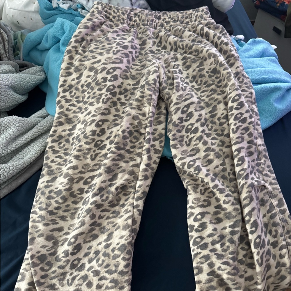 Aerie Leopard Print Women Sweatpants